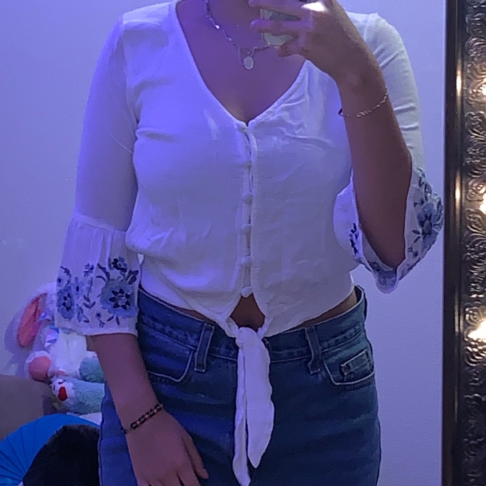 Flowered Blouse